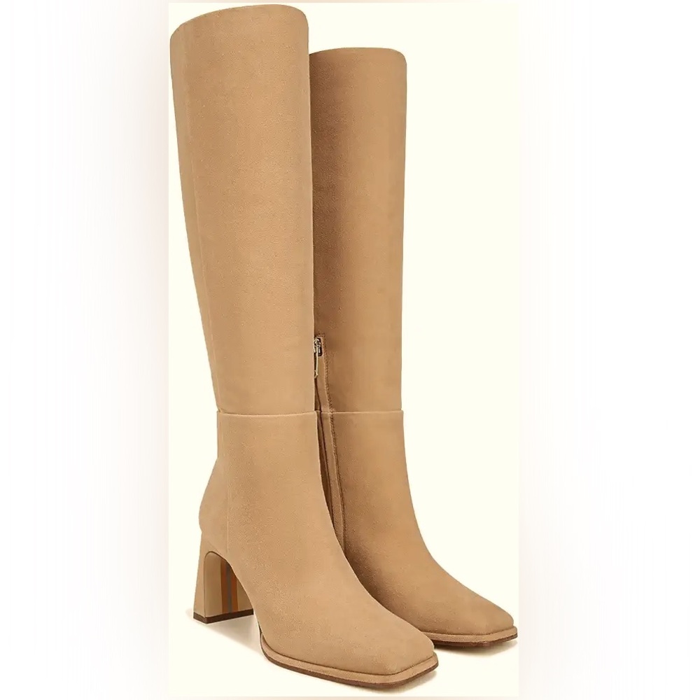 Sam Edelman Issabel Suede Camel Boots, Size 6, NIB/NWT